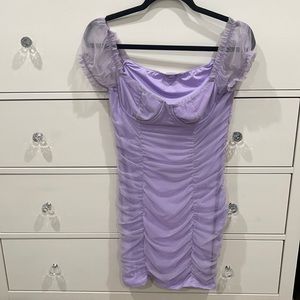 Mesh lavender dress